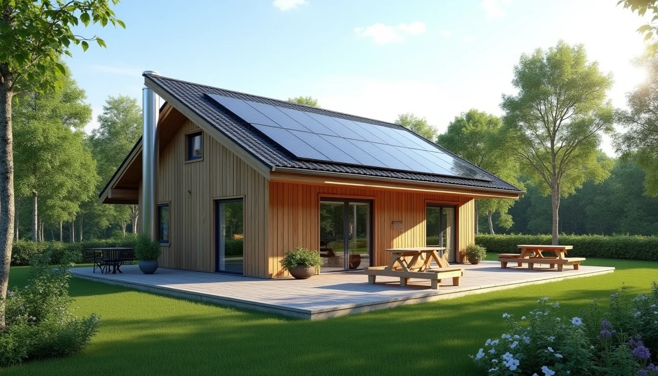 Inselanlage Solar Off-Grid System für Gartenhaus oder Ferienhütte ohne Anschluss an das öffentliche Stromnetz